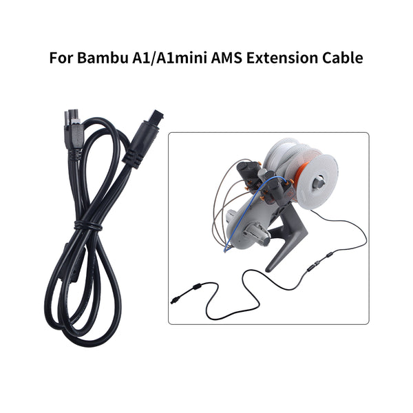 For Bambu Lab A1/A1 mini AMS Extension Cable AMS Lite 1M 4-pin
