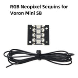 FYSETC Neopixel Sequins with RGB WS2812 3535 Glow RGB LED and 1M 26AWG Teflon Cable for Voron Mini SB Extruder
