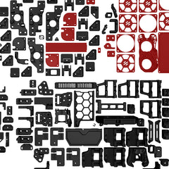 FYSETC High Quality Voron 2.4 R2 Pro SB Stealthburner Toolhead  ABS Printed Parts For Voron 2.4 R2 Pro 350mm Printer Kit