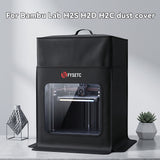 FYSETC 3D Printer Enclosure Dust Cover for Bambulab H2S H2D H2C 3D Printer 57x57x90cm PVC Visual Window Waterproof Sunscreen