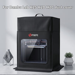 FYSETC 3D Printer Enclosure Dust Cover for Bambulab H2S H2D H2C 3D Printer 57x57x90cm PVC Visual Window Waterproof Sunscreen