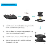 Omnidirectional Self-Aligning Anti Vibration Feet For 3D Printer Bambu lab kit / Creality kit/ Prusa/Voron