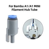 Filament Hub Tube for Bambu Lab A1 A1 Mini 3D Printer With Quick Release Blue Fitting  Extruder Original Replacement