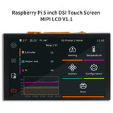 FYSETC Raspberry Pi 5 inch DSI Touch Screen MIPI LCD V1.1 5 Inch LCD Touch Screen 800 X 480 DSI Display IPS Working With Raspberry Pi5/4B/CM4/3B+/3A+/3B/CM3/CM3+/2B/B+/A+