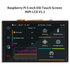 FYSETC Raspberry Pi 5 inch DSI Touch Screen MIPI LCD V1.1 5 Inch LCD Touch Screen 800 X 480 DSI Display IPS Working With Raspberry Pi5/4B/CM4/3B+/3A+/3B/CM3/CM3+/2B/B+/A+