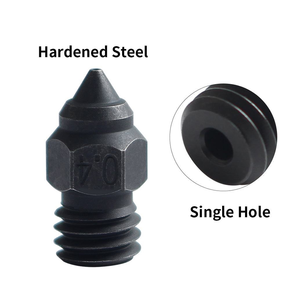 FYSETC Hardened Steel Nozzle 0.4/0.6/0.8mm High Quality 3D Printer Parts for Sprite S1 Hotend 3D Printed Accessories