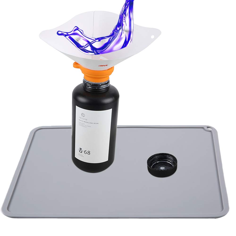 Silicone Slap Mat 410 X 310mm Clean-up or Resin 3D PRINTER Protect Work Surface For Elego Anycubi Crealty DLP SLA LCD