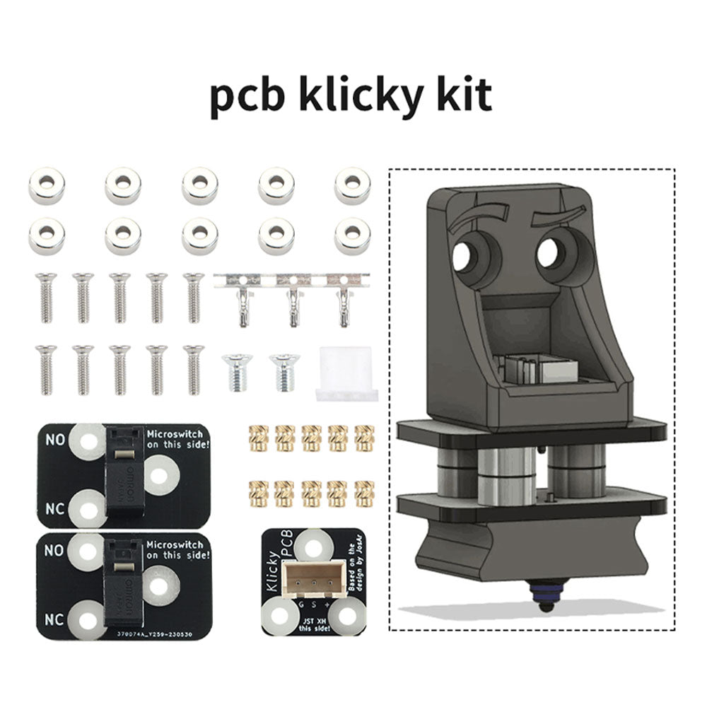 FYSETC Klicky PCB Kit Voron 2.4 Probe Auto D2HW-A201D  3D Printer DIY Z Auto Leveling kits for Voron 3d Printers