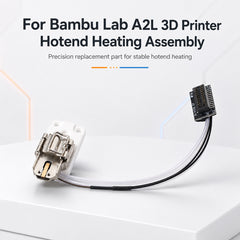 Hotend Heating Assembly for Bambu Lab A2L 3D Printer 300°C Precision Replacement Part Tool Free Hotend Swap Stable Heating