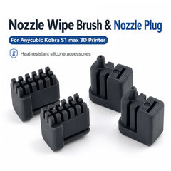 Nozzle Wipe Brush and Plug for Anycubic S1C Max 3D Printer