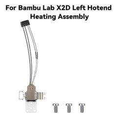 Hotend Heating Assembly Left Side for Bambu Lab X2D 3D Printer Hotend Parts 3D Printing Accessories High Temperature 350℃