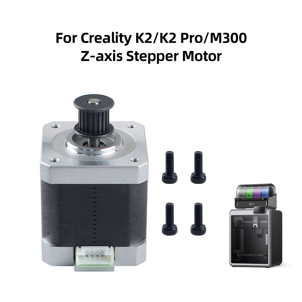 Z Axis Stepper Motor for Creality K2 K2 Pro M300 3D Printer With Pre-installed Timing Pulley and Fixing Screws