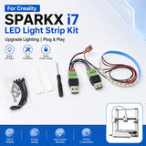 LED Light Strip Kit for Creality SPARKX i7 3D Printer Upgraded Cold White Chamber Lighting Plug and Play USB Powered