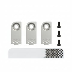 Nozzle Wiping Steel Sheet for Bambu Lab X2D 3D Printer 3Pcs Wear Resistant Cleaning Plate with Screws for Nozzle Maintenance
