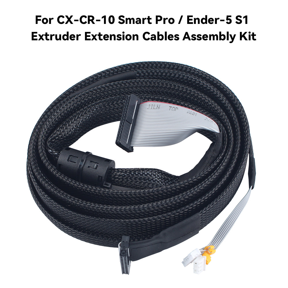 1.5M  Extruder Extension Cable Assembly Kit for Creality CR-10 Smart Pro Ender-5 S1 3D Printer Hotend Upgrade Wiring Replacement