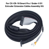 1.5M  Extruder Extension Cable Assembly Kit for Creality CR-10 Smart Pro Ender-5 S1 3D Printer Hotend Upgrade Wiring Replacement