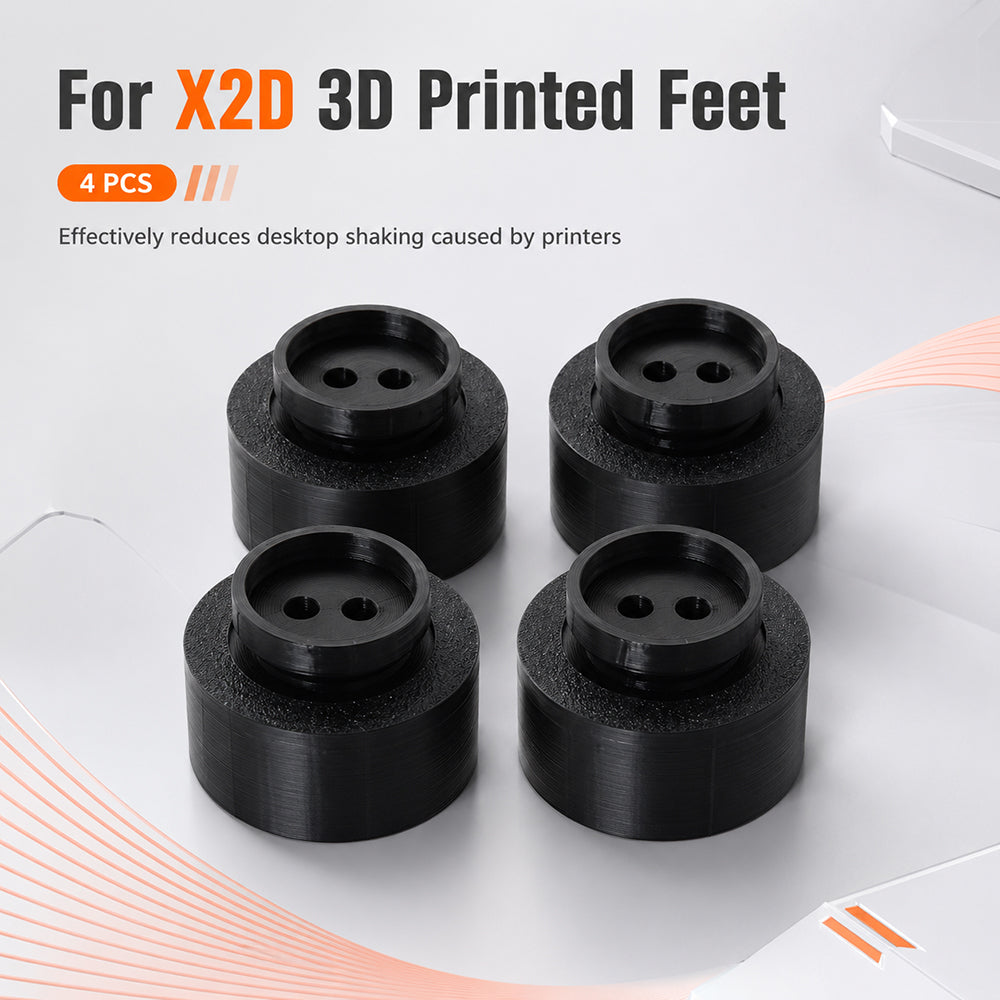 4Pcs Anti Vibration Feet for Bambu Lab X2D 3D Printer Shock Absorber Pads Reduce Resonance and Shaking