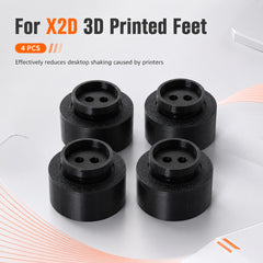 4Pcs Anti Vibration Feet for Bambu Lab X2D 3D Printer Shock Absorber Pads Reduce Resonance and Shaking