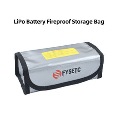 Lipo Battery Fireproof Storage Safety Bag With Hook & Loop Closure for RC Model 3D Printer Lithium Cell Charging Protection