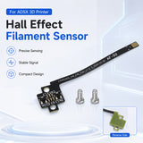 Hall Effect Filament Sensor for Flashforge AD5X 3D Printer Non-Contact Filament Runout Detection Board with Screws