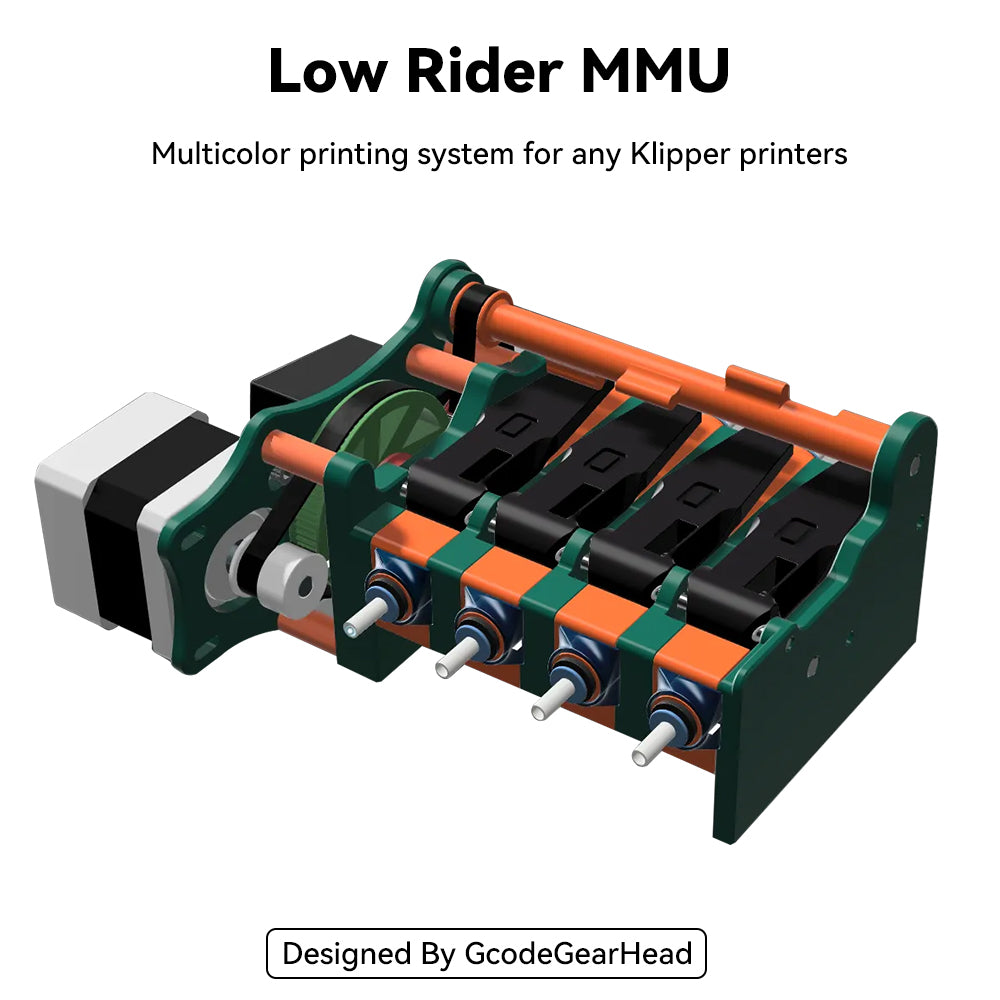 FYSETC Low Rider MMU Kit Multi-Material Printing Upgraded 3D Printer System for Any Klipper Voron SV08 3d Printers