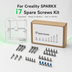 Spare Screws Kit for Creality SPARKX i7 3D Printer 7 Specs 34pcs M3 M2 ST3 Screw Assortment for  Repair Replacement