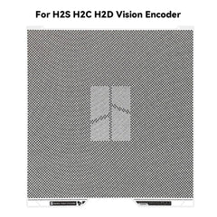 Vision Encoder Calibration Grid Build Plate Sheet 335×345mm For Bambu Lab H2S H2C H2D Motion Precision Calibration Replacement