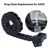 Open Cable Drag Chain Cable Carrier for Flashforge AD5X 3D Printer Wire Routing Management Upgrade Kit