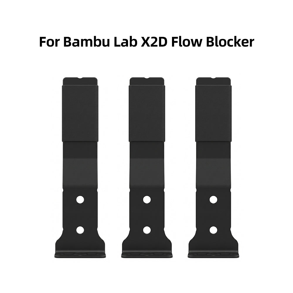 Flow Blocker for Bambu Lab X2D 3D Printer Metal Nozzle Sealing Plate Replacement Part for Dual Hotend Oozing Prevention