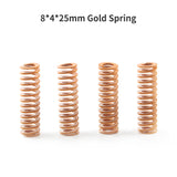 FYSETC 1 pcs 3D Printer Parts Gold Spring 8*4*25mm Spring for Heated bed MK3 CR-10 hotbed