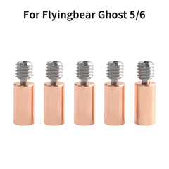 FYSETC  All Metal Throat Bi-Metal Heat Break Titanium Alloy Throat Smooth Thread Heatbreak For Flying Bear 3d Printer Ghost 5 /Ghost 6