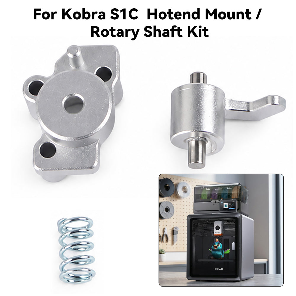 Hotend Mount Rotary Shaft Kit with Spring for Anycubic Kobra S1C / Kobra S1