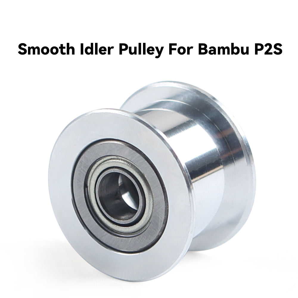 Assembly Smooth Idler Pulley Compatible With Bambu Lab P2S 3D Printer X Y Z Axis Timing Belt Core Drive Replacement