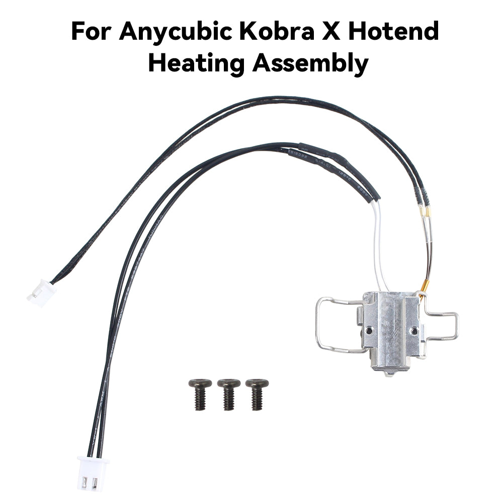 Hotend Heating Assembly Kit for Anycubic Kobra X 3D Printer