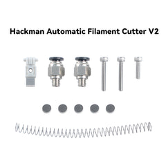 Hackman Automatic Filament Cutter V2 Kit, 1.75mm Filament Cutter for Bambu Lab 3D Printer, Full Assembly Parts Set