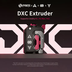FYSETC Phaetus D3vil Creality K1/K1C/K1 Max DXC Extruder with Upgraded Helical gears Provide High-quality 3D Printing for K1