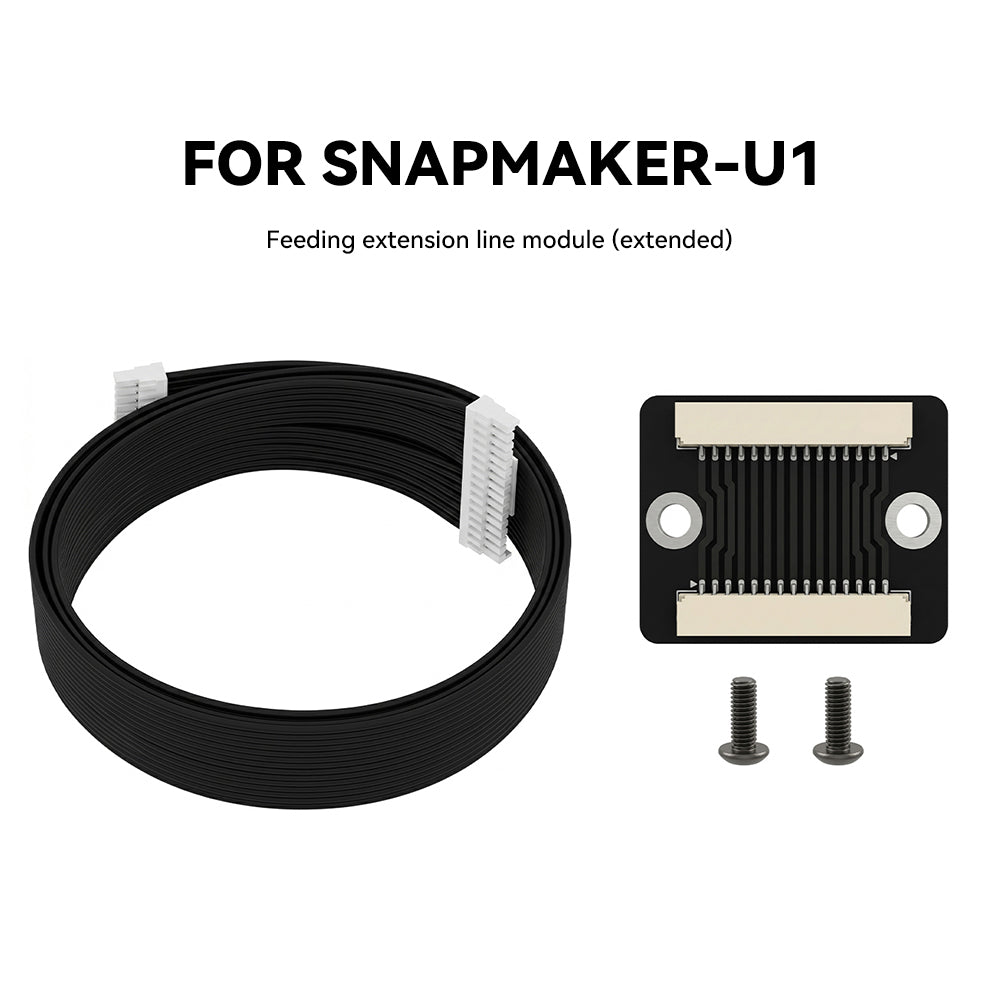 Upgraded 1M Filament Feeder Extension Flat Cable Module Adapter Board For Snapmaker U1 Automatic Feeding Module 3D Printer Parts