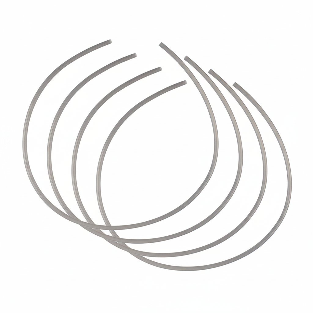 Star Shaped Inner Wall Low Resistance Filament Tube for Snapmaker U1 3D Printer 6mm OD 650mm PTFE Guide Tube TPU Friendly