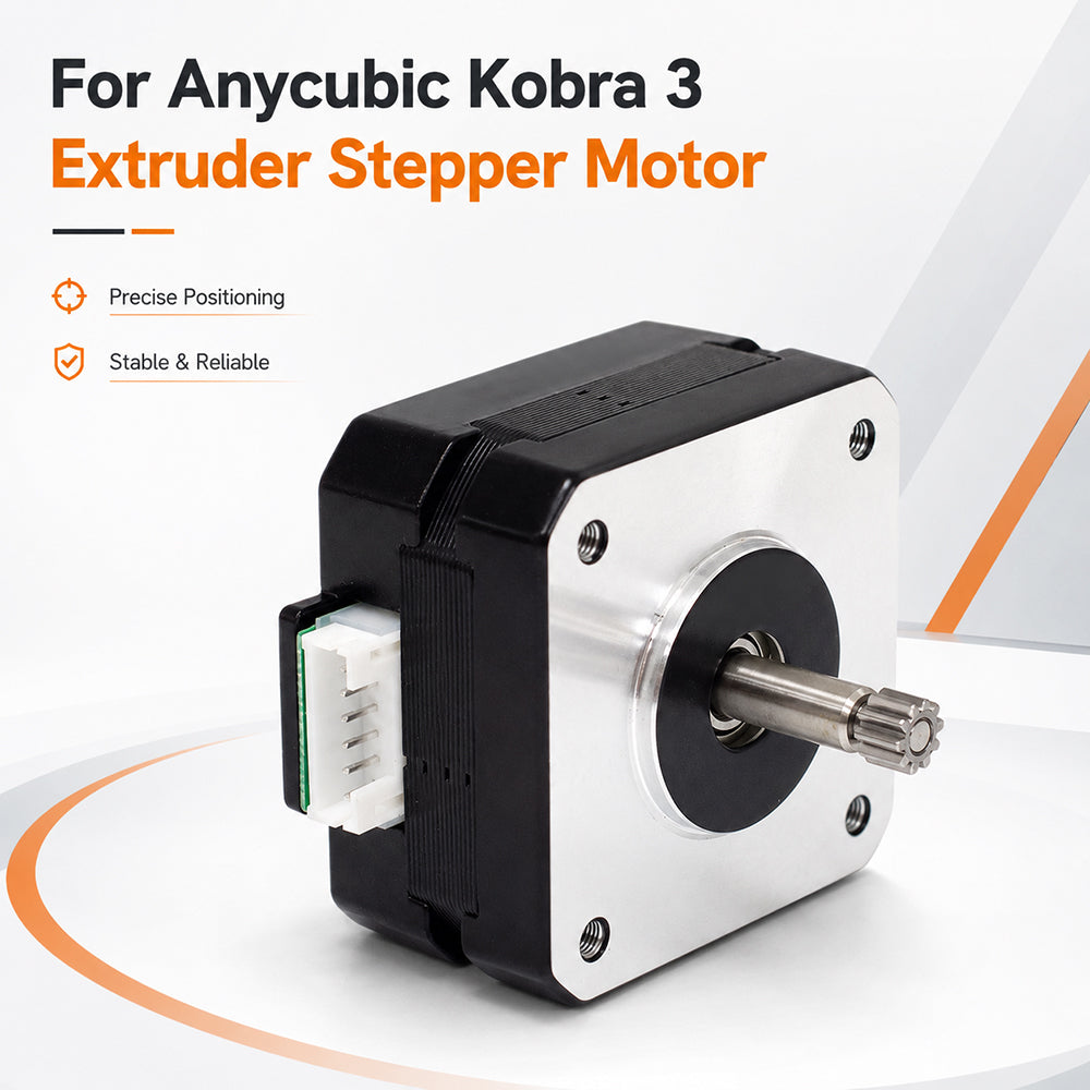 Extruder Stepper Motor for Anycubic Kobra 3 Replacement 42 Stepper Motor Direct Drive Extruder Motor 3D Printer Part