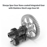 large gear extruder FYSETCSherpa CNC Spur Gear Nano Coated One-Piece Stainless Steel Bull Gear Kit High Precision Extruder Gears for Voron V0 3D Printer