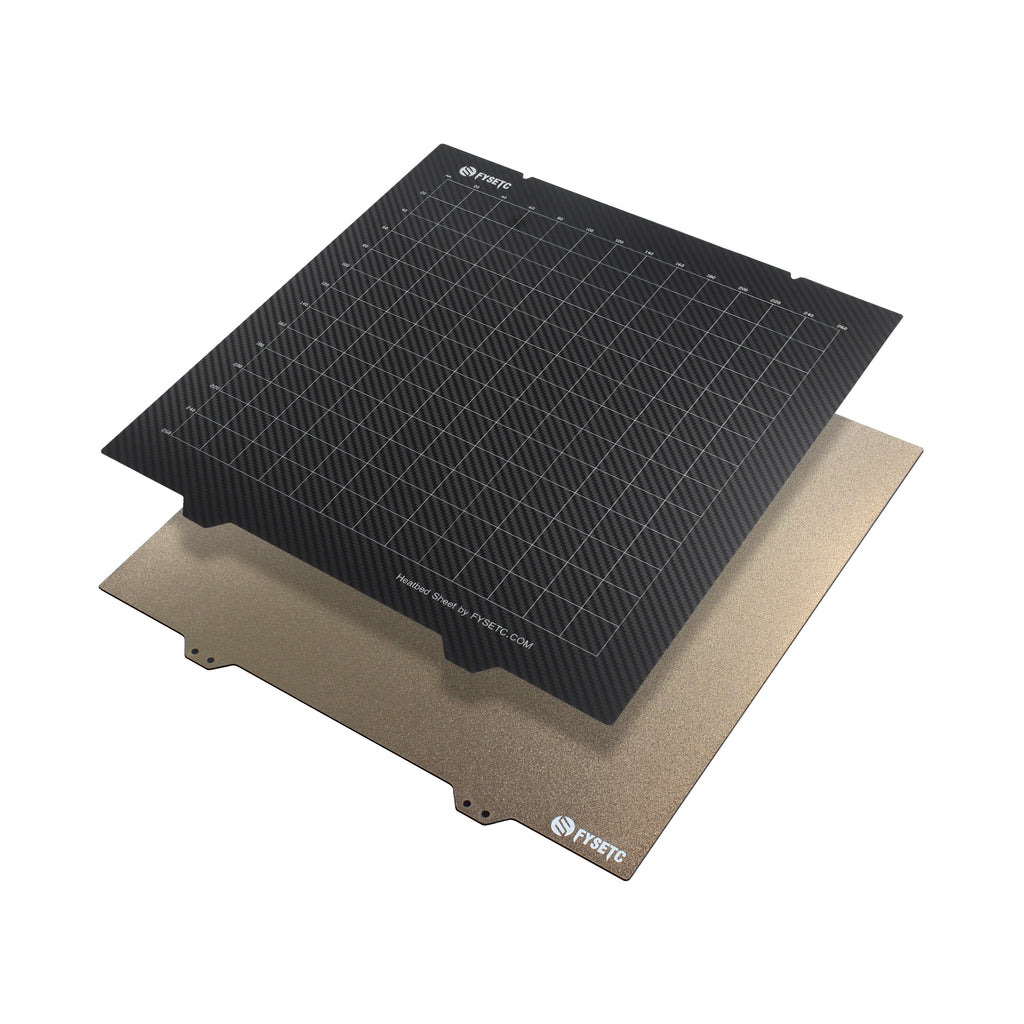 FYSETC 3D Printing PEI Build Plate 320*310MM Texture PEI And PET Carbo
