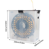 1KG Filament Dry Box for 3D Printer Sealed Storage Container with Hygrometer Desiccant Dustproof Moistureproof for PLA PETG TPU