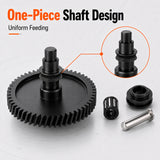 Extruder Gear Kit for Anycubic Kobra 3 Max 3D Printer Dual Gear Drive 1.75mm Filament Black Hardened Steel Replacement Part