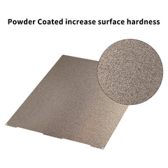 FYSETC Double Sided Textured PEI Build Plate 256 x 268MM PEI Sheet For Anycubic Kobra 3/Combo/ACE Pro Flexible Spring Steel Build Plate 3D Printer Accessories