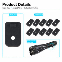 10Pcs Filament Cleaning Pad for Bambu Lab H2 Series 3D Printer
