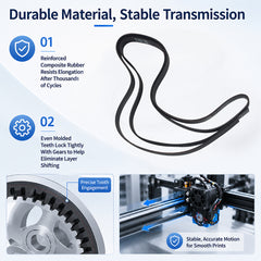 GT2 Y Axis Timing Belt for Bambu Lab A1 3D Printer
