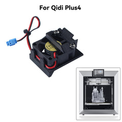 DC 24V Dual Ball Bearing Hotend Cooling Fan for QiDi Plus 4 3D Printer 10000RPM High Airflow Low Noise with Mounting Bracket