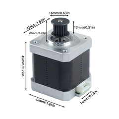 Z Axis Stepper Motor for Creality K2 K2 Pro M300 3D Printer With Pre-installed Timing Pulley and Fixing Screws