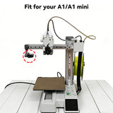 Purge Waste Wiper Assembly With Fixing Screw for Bambu Lab A1 A1 Mini Hotend Nozzle Cleaning & Filament Waste Collection
