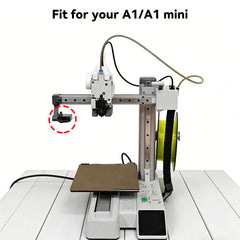 Purge Waste Wiper Assembly With Fixing Screw for Bambu Lab A1 A1 Mini Hotend Nozzle Cleaning & Filament Waste Collection